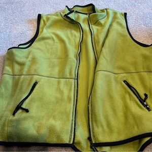 Mountain Lake Lime Fleece with Black Accents